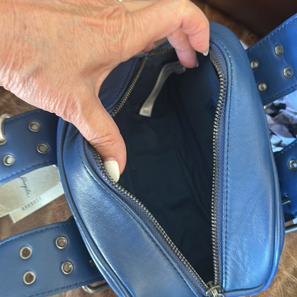 Free People Say Yes Bag *Blue - Picture 10 of 16